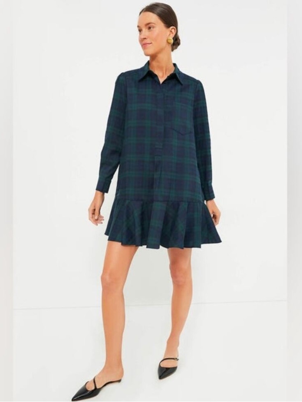 Tuckernuck Blackwatch Plaid Callahan Shirt Dress Size XXL